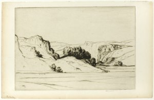 الوادي (المعروف أيضًا باسم Glencrutten) بواسطة ديفيد يونغ كاميرون