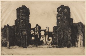 Thermae of Caracalla ، 1923 (النقش والجفاف في اليابان) بواسطة ديفيد يونغ كاميرون