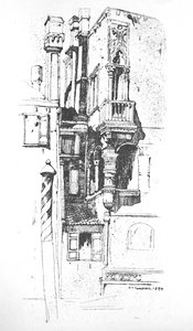 منزل Tintorettos ، c1894 ، 1925. بواسطة ديفيد يونغ كاميرون