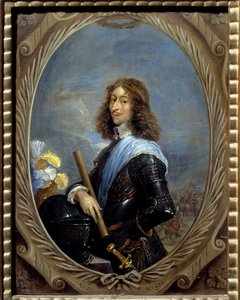 صورة لويس دي بوربون ، الأمير الرابع لكوندي ديت لو جراند كوندي (بوربون كوندي) (1621-1686) لوحة لديفيد تينيرز الثاني لو جون (1610-1690) 1653 صن. 0.22 × 0.16 م شانتيلي ، متحف كوندي بواسطة ديفيد تينيرز الأصغر