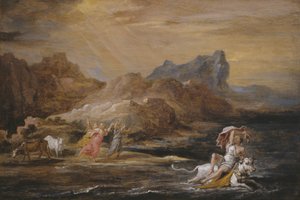 اغتصاب أوروبا ، 1654-1656 بواسطة ديفيد تينيرز الأصغر