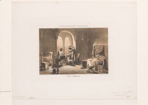 آثار كارولينجيان الداخلية. المغادرة والأثاث (العنوان على الكائن) بواسطة ديفيد فان دير كيلين