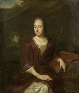 صورة لمارغريتا نيليس (1652-17050، الزوجة الثانية لكاسباروس كوملين). بواسطة ديفيد فان دير بلاس