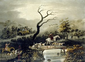 Night ، Foxhunting ، نقش بواسطة J.H. كلارك و ف.جيكس