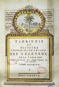 واجهة Florindie أو التاريخ الفيزيائي الاقتصادي لنباتات La Torride بواسطة ديلاهاي ديلاهاي
