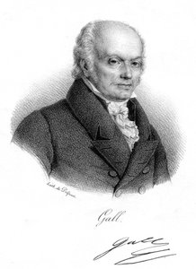 فرانز جوزيف غال ، الطبيب الألماني ومؤسس علم الفرينولوجيا ، c1820