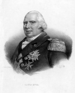لويس الثامن عشر ، ملك فرنسا ، 1827.