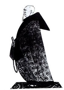 Fyodor Sologub 18631927 رسم لمجلة Satirikon ، 1913 بواسطة دني