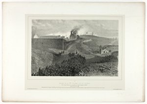 رحيل العمود الثالث ، المسمى الدعم ، من Souvenirs d’Italie: Expédition de Rome