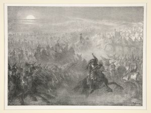 مراجعة ليلية بواسطة Denis-Auguste-Marie Raffet