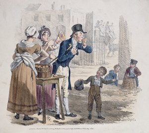 بائع البطاطا المخبوزة ، 1821 بواسطة دينيس دايتون