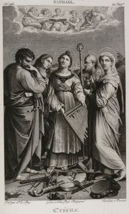 دينيس سيباستيان لوروا، شاتاينير وبوفينيه - القديسة سيسيليا، بعد رافائيل - 1802-1815
