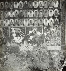 ألف بوذا وندانا للسيدة سوماتي ، الكهف 275 ، الجدار الشمالي ، كهوف دونهوانغ ، الصين ، صورة 1275/1 (86) بواسطة ديزموند بارسونز
