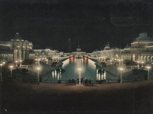 أضاءت المحكمة الكبرى ، معرض ترانس ميسيسيبي ، 1898 بواسطة شركة ديترويت للتصوير