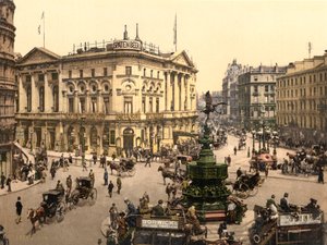 سيرك بيكاديللي ، لندن ، 1890-1900