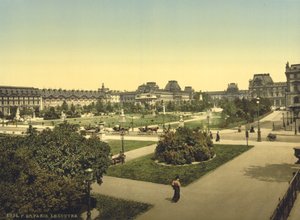 متحف اللوفر ، باريس ، 1890-1900 بواسطة شركة ديترويت للنشر