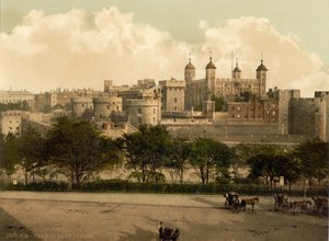برج لندن ، 1890-1900 بواسطة شركة ديترويت للنشر