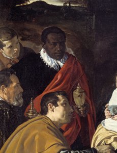 العشق من المجوس. تفاصيل رؤوس الملوك الحكماء. لوحة دييغو فيلاسكيز (1599-1660) بواسطة دييجو فيلاسكيز