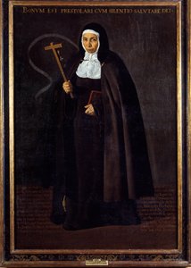 صورة للأم جيرونيما دي لا فوينتي. لوحة دييغو رودريغيز دي سيلفا إي فيلاسكيز (1599-1660) بواسطة دييجو فيلاسكيز
