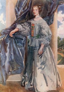 امرأة في زمن تشارلز الأول 1625-1649 بواسطة ديون كلايتون كالثروب