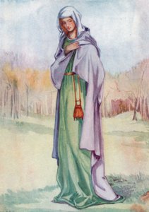 امرأة من زمن هنري الثالث 1216-1272 بواسطة ديون كلايتون كالثروب