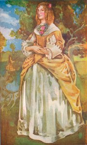 امرأة في زمن جيمس الثاني ، 1907. بواسطة ديون كلايتون كالثروب