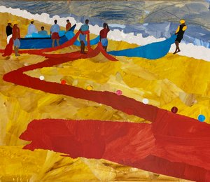 صيد السمك، نيليشوار (ملصقة) بواسطة 