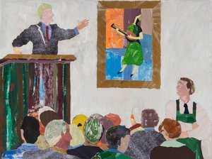 عازف المندولين، 2020 (ملصقة)