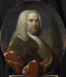 صورة هوغو دو بوا ، مدير غرفة روتردام لشركة الهند الشرقية الهولندية ، انتخب عام 1734