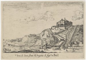 منظر لكنيسة سانتو أمارو في لشبونة Vista de Santo Amaro e Prospectiva do Lugar de Bellem (العنوان على الكائن) مناظر لشبونة (عنوان المسلسل)