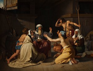 نوح وعائلته في الفلك 1835.