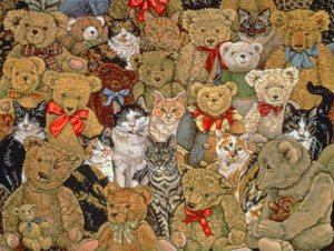 Tedcats ، 1997 (أكريليك على لوح) بواسطة ديتز