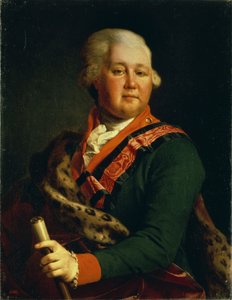 صورة الكونت فالنتين بلاتونوفيتش إيفانوفيتش موسين-بوشكين 1735-1804 ، نهاية 1780s