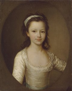 صورة للكونتيسة يكاترينا أرتمييفنا فورونتسوفا 1780-1836 كطفل ، نهاية 1780