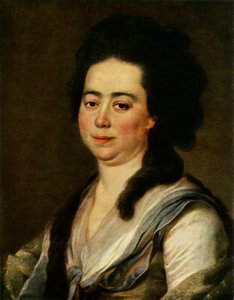 صورة لآنا سيرجييفنا باكونينا ، c1770s ، 1965.
