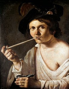 صورة لصياد نابولي والثوري ماسانييلو (1623-1647) لوحة رسمها دومينيكو غارغيولو ديت ميكو "سبادارو" "(1609-1675) 1647 نابولي ، المتحف الوطني لسان مارتينو