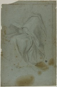 مجسم ذكر رايات جالس مع كتاب (وجه) ؛ امرأتان جالسان مع رسم اليد اليسرى (ظهر)