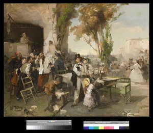 نشرة تعلن عن سلام فيلافرانكا ، 1861-1862