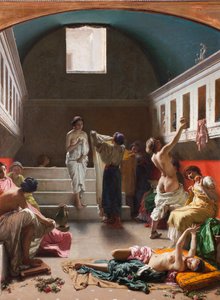 حمامات بومبي - بينتور دي دومينيكو موريلي (1826-1901)
