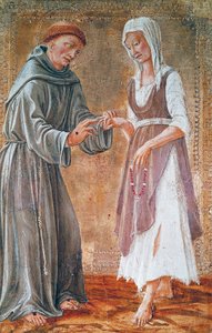 St Francis marries poverty بواسطة دومينيكو فينيزيانو
