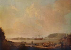 جزيرة دراكس ، بليموث ، 1773 بواسطة دومينيك سيريس