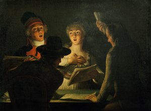 المطربون الوطنيون ، 1794 بواسطة دومينيك دونكر