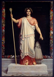 La Republique Allegorie de la Republique Francaise (فرنسا) بقلم دومينيك بابيتي (1815-1849) 1848