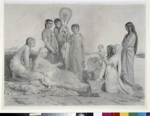 موسى يحفظ الماء (رسم)
