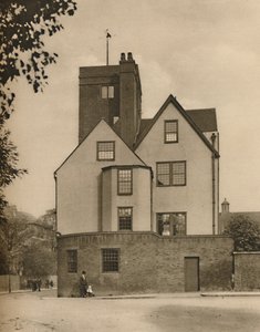 برج Canonbury ، تحولت Old Manor House إلى نادي اجتماعي ، c1935. بواسطة دونالد ماكليش