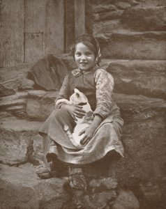 اثنان من القرويين السويسريين الصغار في Hospenthal ، 1916 بواسطة دونالد ماكليش