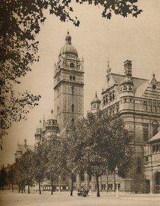 حيث تشارك جامعة لندن الأحياء مع المعهد الإمبراطوري ، c1935. بواسطة دونالد ماكليش