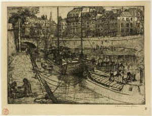 Quai des Grands Augustins بواسطة دونالد شو ماكلولان
