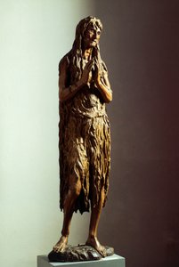 تائب مجدلين من دوناتيلو (حوالي 1386-1466) ، تمثال خشبي بواسطة دوناتيلو