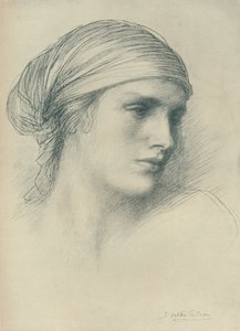 دراسة الرأس ، c1916 بواسطة دوروثيا لانداو